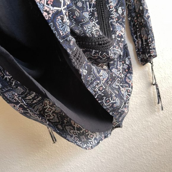 GF Parsley Rayon Navy Blue Tunic Dress/Shirt - Picture 7 of 12